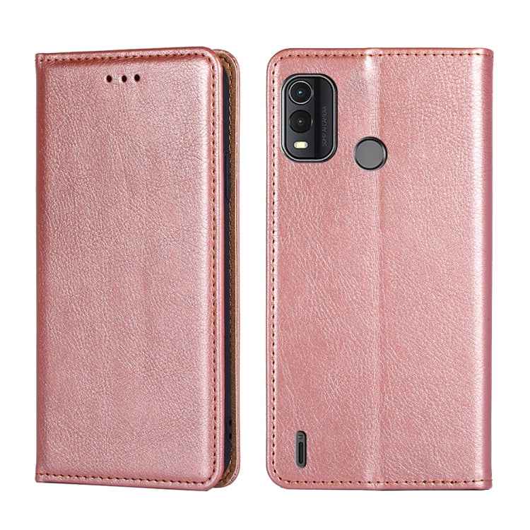 Gloss Oil Solid Color Magnetic Leather Phone Case