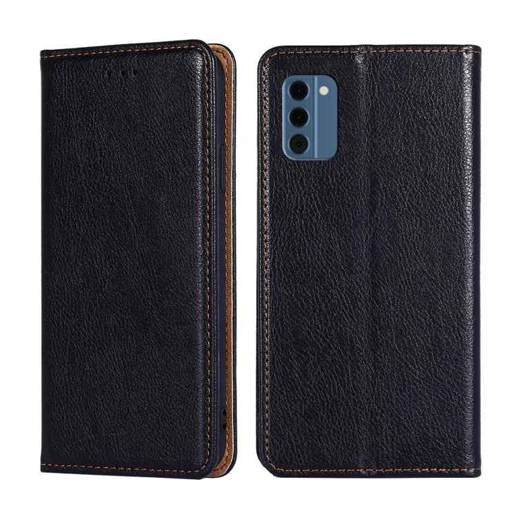 Gloss Oil Solid Color Magnetic Leather Phone Case