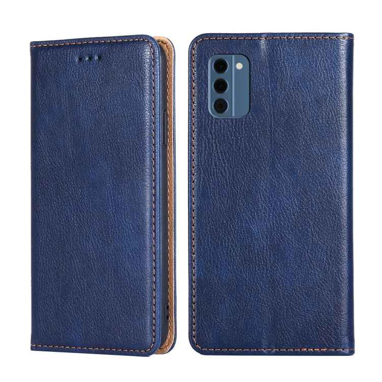 Gloss Oil Solid Color Magnetic Leather Phone Case