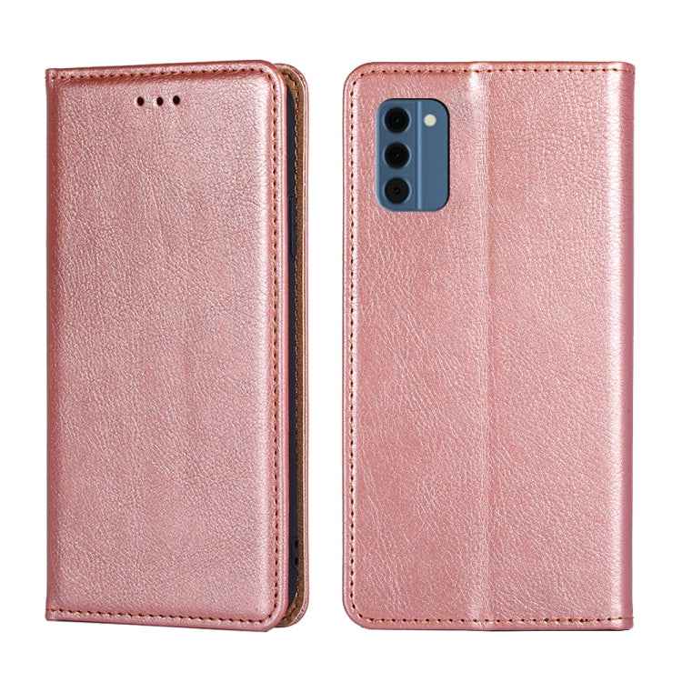 Gloss Oil Solid Color Magnetic Leather Phone Case