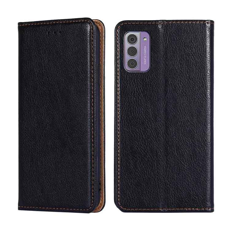 Gloss Oil Solid Color Magnetic Leather Phone Case