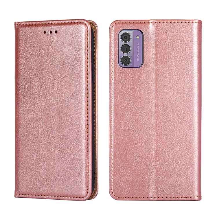 Gloss Oil Solid Color Magnetic Leather Phone Case
