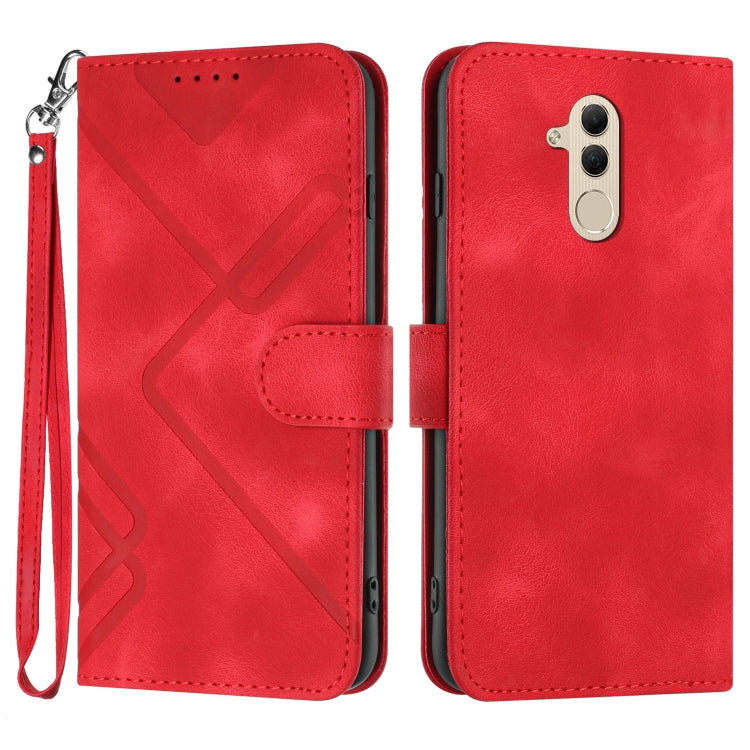 Line Pattern Skin Feel Leather Phone Case, For Huawei nova 8 SE, For Huawei Y5 2019, For Huawei Y6 2019, For Huawei P30 lite/nova 4e, For Huawei P30 Pro, For Huawei P smart 2019/nova lite 3, For Huawei Mate 20 Pro, For Huawei Mate 20 lite/Maimang 7