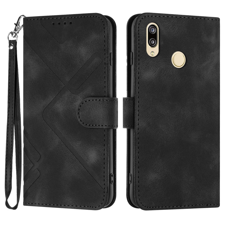 Line Pattern Skin Feel Leather Phone Case, For Huawei nova 8 SE, For Huawei Y5 2019, For Huawei Y6 2019, For Huawei P30 lite/nova 4e, For Huawei P30 Pro, For Huawei P smart 2019/nova lite 3, For Huawei Mate 20 Pro, For Huawei Mate 20 lite/Maimang 7