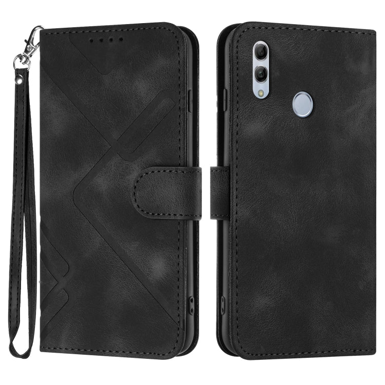Line Pattern Skin Feel Leather Phone Case, For Huawei nova 8 SE, For Huawei Y5 2019, For Huawei Y6 2019, For Huawei P30 lite/nova 4e, For Huawei P30 Pro, For Huawei P smart 2019/nova lite 3, For Huawei Mate 20 Pro, For Huawei Mate 20 lite/Maimang 7