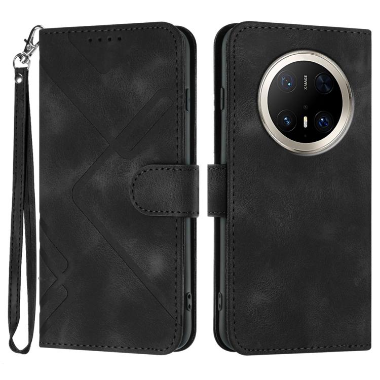 Line Pattern Skin Feel Leather Phone Case, For Huawei Enjoy 80 Plus, For Huawei Pura 80 5G, For Huawei Mate 70 Pro / Mate 70 Pro+, For Huawei Mate 70, For Huawei nova 12i, For Huawei nova 12s, For Huawei nova Y72, For Huawei nova 12 Pro / nova 12 Ultra