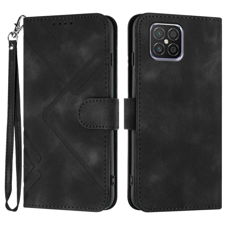 Line Pattern Skin Feel Leather Phone Case, For Huawei nova 8 SE, For Huawei Y5 2019, For Huawei Y6 2019, For Huawei P30 lite/nova 4e, For Huawei P30 Pro, For Huawei P smart 2019/nova lite 3, For Huawei Mate 20 Pro, For Huawei Mate 20 lite/Maimang 7