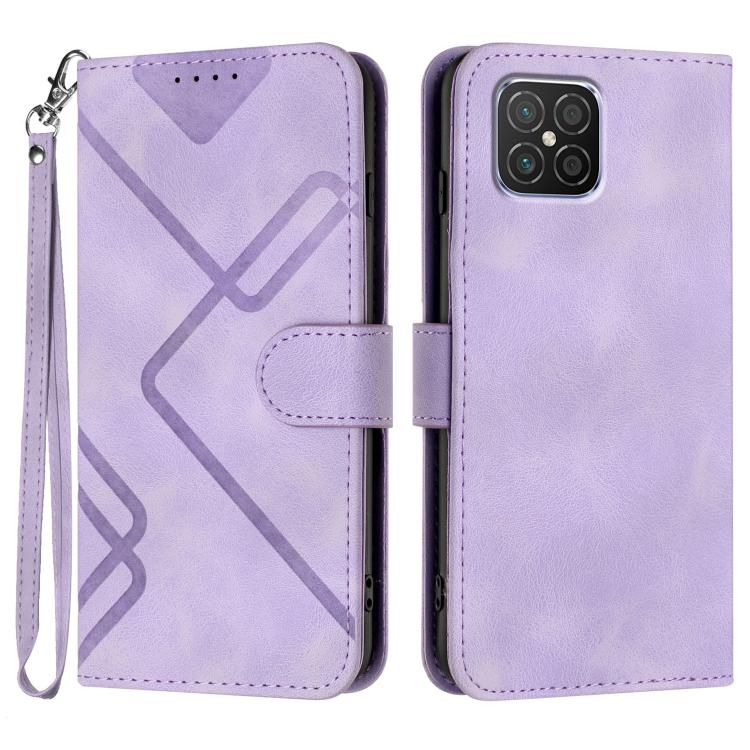Line Pattern Skin Feel Leather Phone Case, For Huawei nova 8 SE, For Huawei Y5 2019, For Huawei Y6 2019, For Huawei P30 lite/nova 4e, For Huawei P30 Pro, For Huawei P smart 2019/nova lite 3, For Huawei Mate 20 Pro, For Huawei Mate 20 lite/Maimang 7