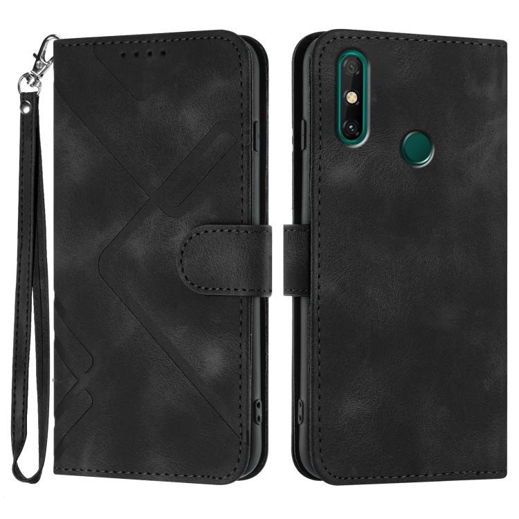 Line Pattern Skin Feel Leather Phone Case, For Huawei Enjoy 70, For Huawei P60 / P60 Pro, For Huawei Enjoy 50 Pro / nova Y90, For Huawei Enjoy 50 / nova Y70, For Huawei Enjoy 20e, For Huawei P50 Pro, For Huawei P50, For Huawei Enjoy 20 SE 4G