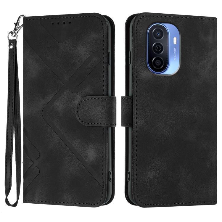 Line Pattern Skin Feel Leather Phone Case, For Huawei Enjoy 70, For Huawei P60 / P60 Pro, For Huawei Enjoy 50 Pro / nova Y90, For Huawei Enjoy 50 / nova Y70, For Huawei Enjoy 20e, For Huawei P50 Pro, For Huawei P50, For Huawei Enjoy 20 SE 4G