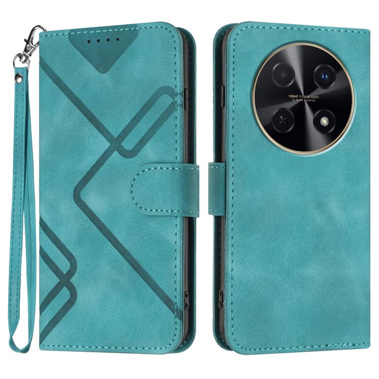 Line Pattern Skin Feel Leather Phone Case, For Huawei Enjoy 80 Plus, For Huawei Pura 80 5G, For Huawei Mate 70 Pro / Mate 70 Pro+, For Huawei Mate 70, For Huawei nova 12i, For Huawei nova 12s, For Huawei nova Y72, For Huawei nova 12 Pro / nova 12 Ultra