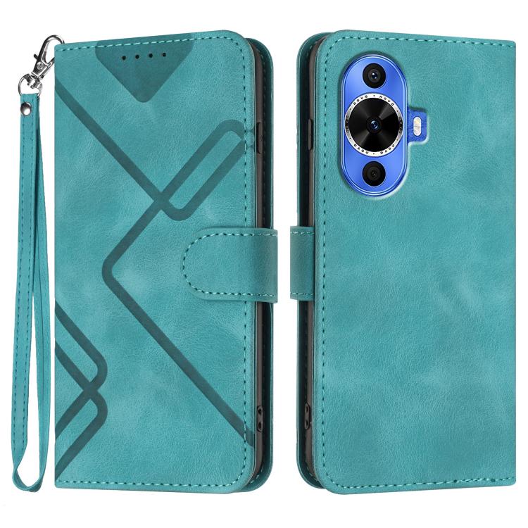 Line Pattern Skin Feel Leather Phone Case, For Huawei Enjoy 80 Plus, For Huawei Pura 80 5G, For Huawei Mate 70 Pro / Mate 70 Pro+, For Huawei Mate 70, For Huawei nova 12i, For Huawei nova 12s, For Huawei nova Y72, For Huawei nova 12 Pro / nova 12 Ultra