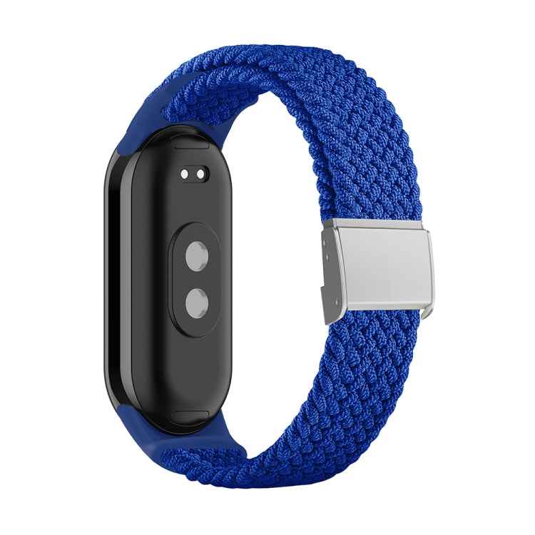 Adjustable Nylon Braided Steel Buckle Watch Band