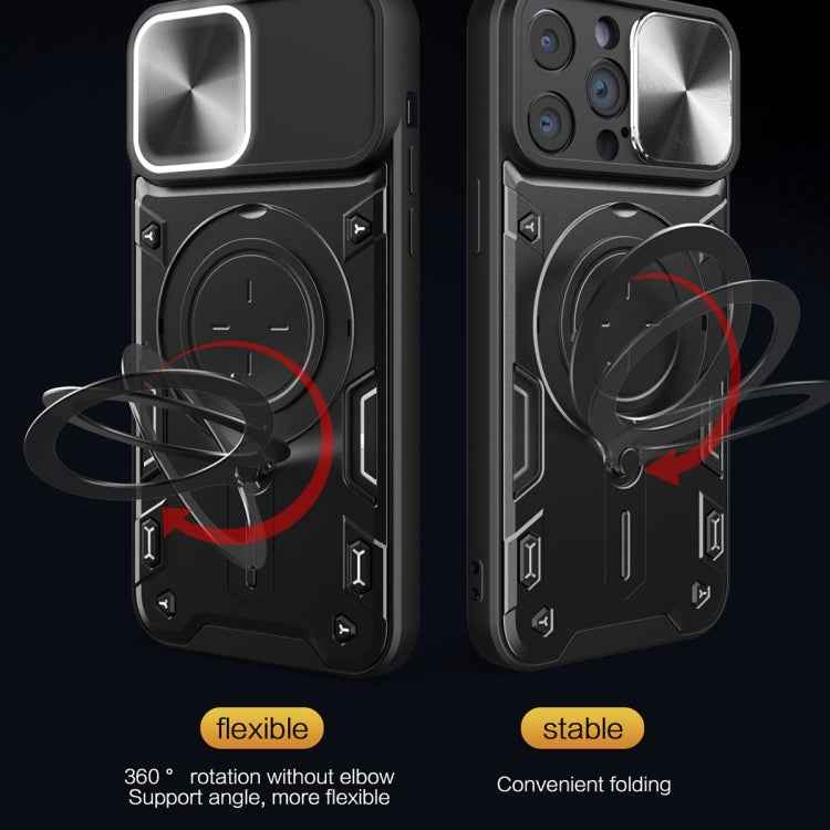 CD Texture Sliding Camshield Magnetic Holder Phone Case, For iPhone 14 Pro Max, For iPhone 13 Pro Max, For iPhone 13 Pro, For iPhone 13, For iPhone 12, For iPhone 12 Pro Max, For iPhone 12 Pro, For iPhone 11 Pro Max