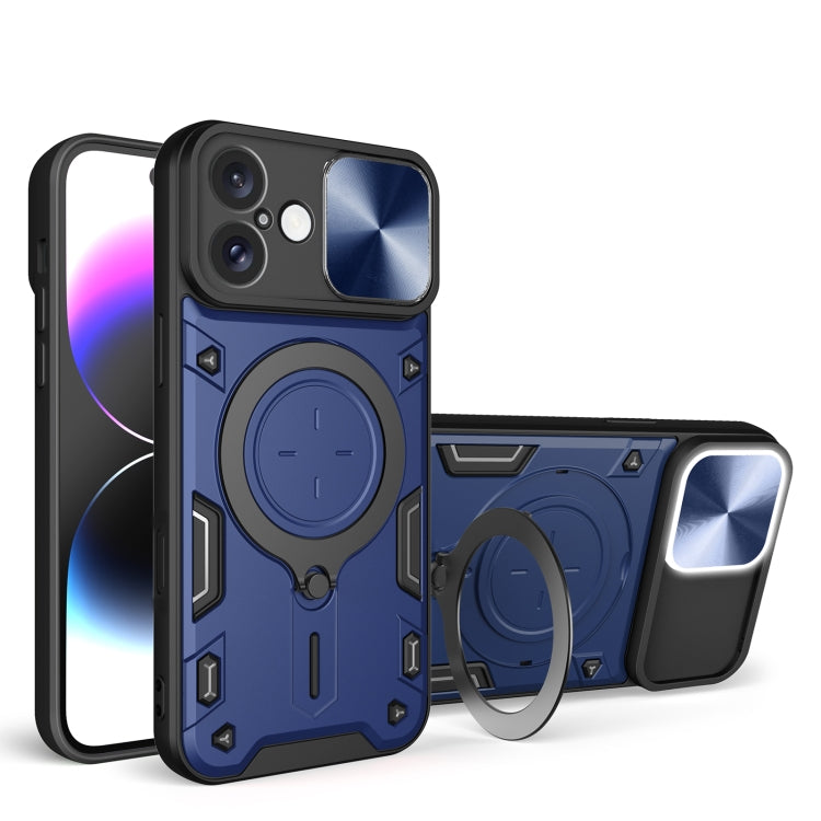 CD Texture Sliding Camshield Magnetic Holder Phone Case, For iPhone 16 Pro, For iPhone 16 Plus, For iPhone 16, For iPhone 15 Pro Max, For iPhone 15 Pro, For iPhone 15 Plus, For iPhone 15, For iPhone 14 Plus