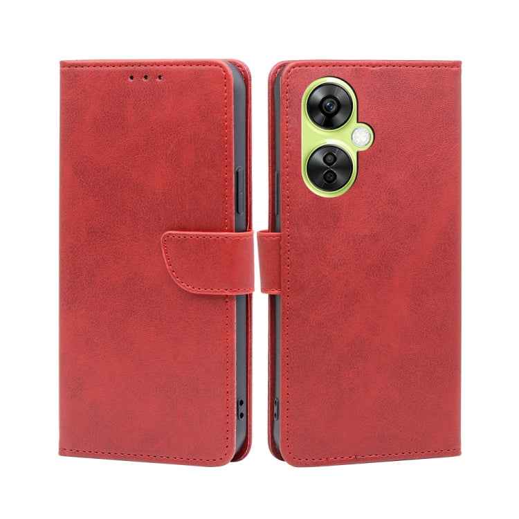 Calf Texture Buckle Flip Leather Phone Case