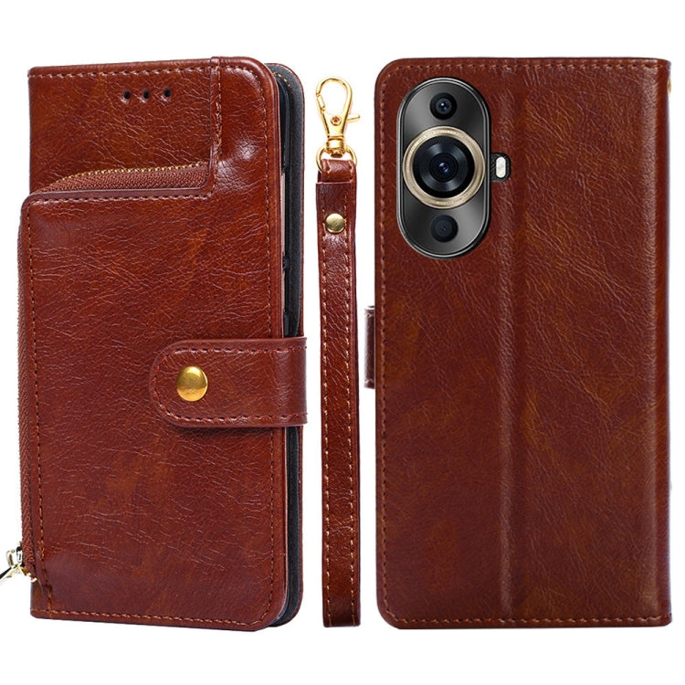 Zipper Bag Leather Phone Case, For Huawei Pura 70 Pro / 70 Pro+ 5G, For Huawei Pura 70 Ultra 5G, For Huawei nova 12i 4G, For Huawei Pura 70 5G, For Huawei nova 12 5G, For Huawei nova 11 Pro 4G / 11 Ultra 4G, For Huawei nova 11 4G