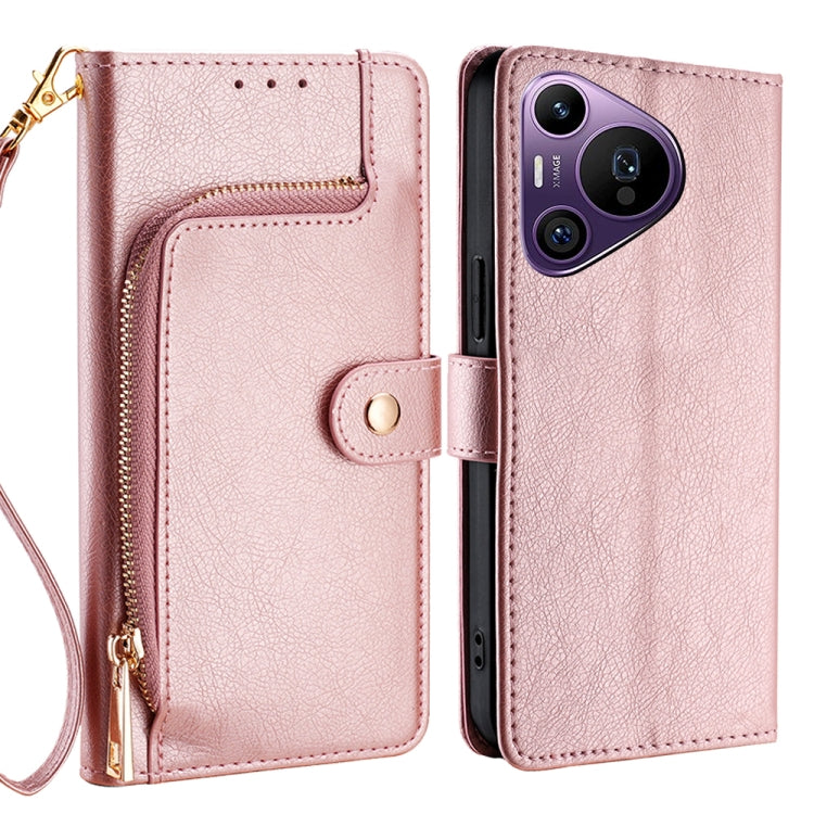 Zipper Bag Leather Phone Case, For Huawei Pura 70 Pro / 70 Pro+ 5G, For Huawei Pura 70 Ultra 5G, For Huawei nova 12i 4G, For Huawei Pura 70 5G, For Huawei nova 12 5G, For Huawei nova 11 Pro 4G / 11 Ultra 4G, For Huawei nova 11 4G
