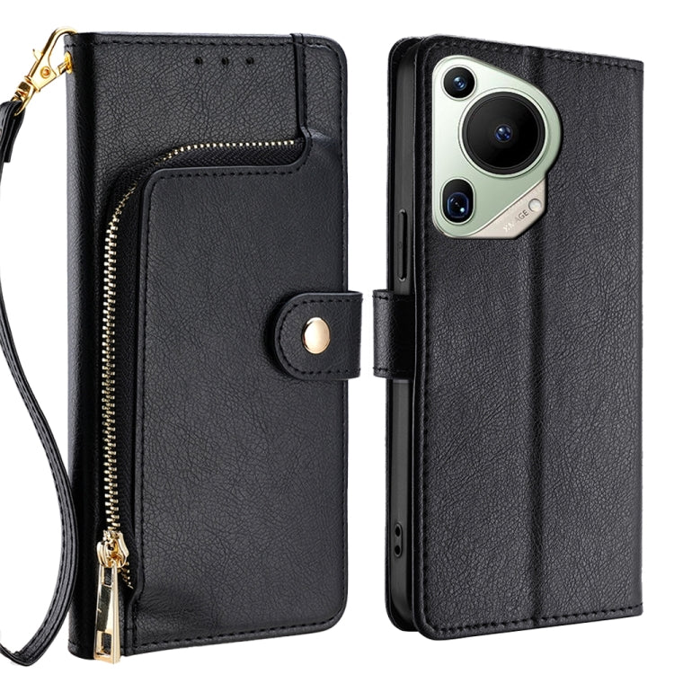 Zipper Bag Leather Phone Case, For Huawei Pura 70 Pro / 70 Pro+ 5G, For Huawei Pura 70 Ultra 5G, For Huawei nova 12i 4G, For Huawei Pura 70 5G, For Huawei nova 12 5G, For Huawei nova 11 Pro 4G / 11 Ultra 4G, For Huawei nova 11 4G