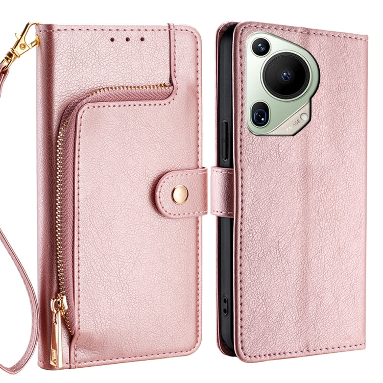 Zipper Bag Leather Phone Case, For Huawei Pura 70 Pro / 70 Pro+ 5G, For Huawei Pura 70 Ultra 5G, For Huawei nova 12i 4G, For Huawei Pura 70 5G, For Huawei nova 12 5G, For Huawei nova 11 Pro 4G / 11 Ultra 4G, For Huawei nova 11 4G