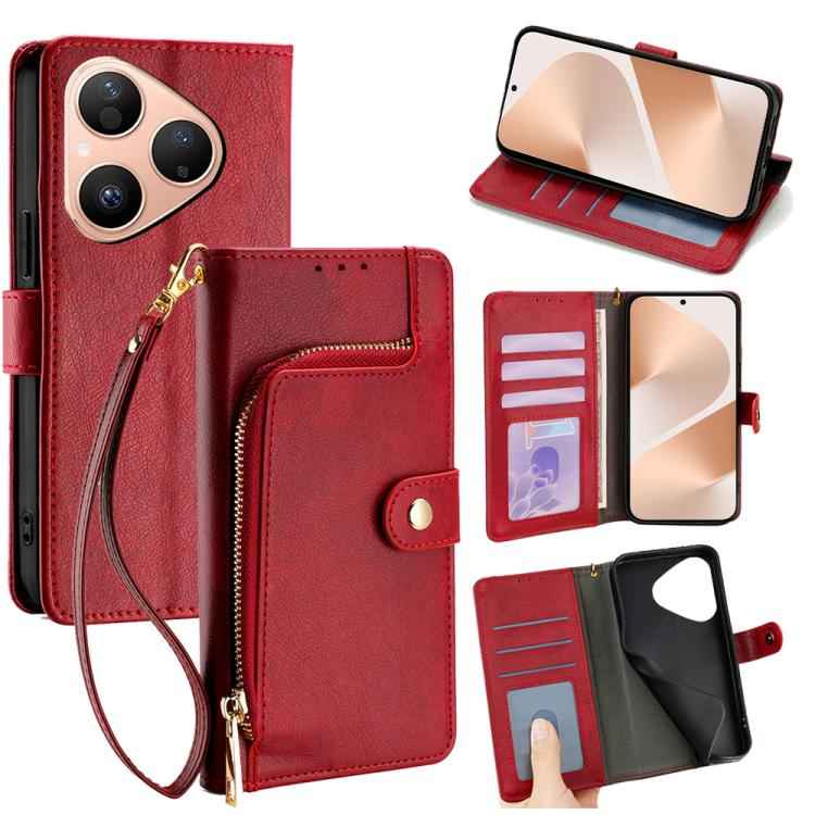Zipper Bag Leather Phone Case