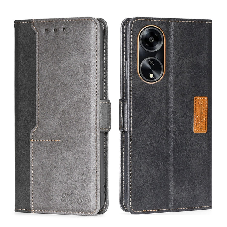 Contrast Color Side Buckle Leather Phone Case, For OPPO Find X7 5G, For OPPO Find X7 Ultra 5G, For OPPO Reno10 Pro+ 5G, For OPPO A1 5G