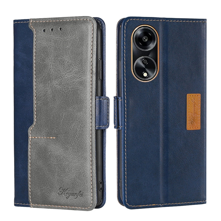 Contrast Color Side Buckle Leather Phone Case, For OPPO Find X7 5G, For OPPO Find X7 Ultra 5G, For OPPO Reno10 Pro+ 5G, For OPPO A1 5G