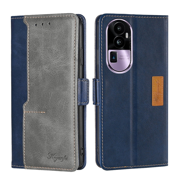 Contrast Color Side Buckle Leather Phone Case, For OPPO Find X7 5G, For OPPO Find X7 Ultra 5G, For OPPO Reno10 Pro+ 5G, For OPPO A1 5G