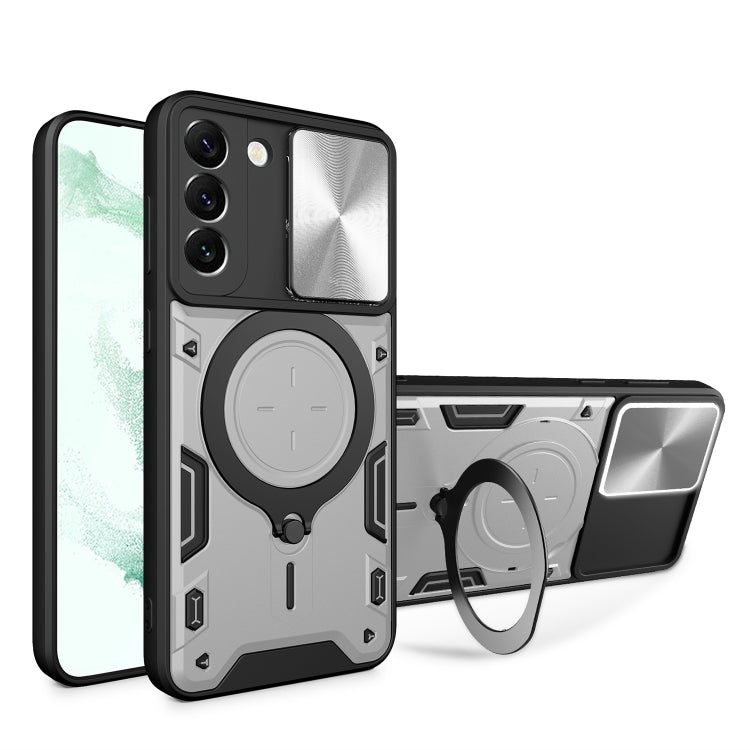 CD Texture Sliding Camshield Magnetic Holder Phone Case, For Samsung Galaxy S22 5G, For Samsung Galaxy A13 5G, For Samsung Galaxy A03s, For Samsung Galaxy A53, For Samsung Galaxy S21 5G, For Samsung Galaxy S21+ 5G, For Samsung Galaxy S21 Ultra 5G
