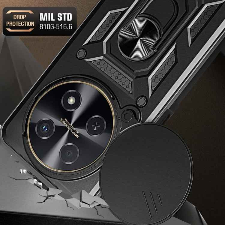 Sliding Camera Cover Design TPU+PC Phone Case, For Huawei nova 12i 4G Global