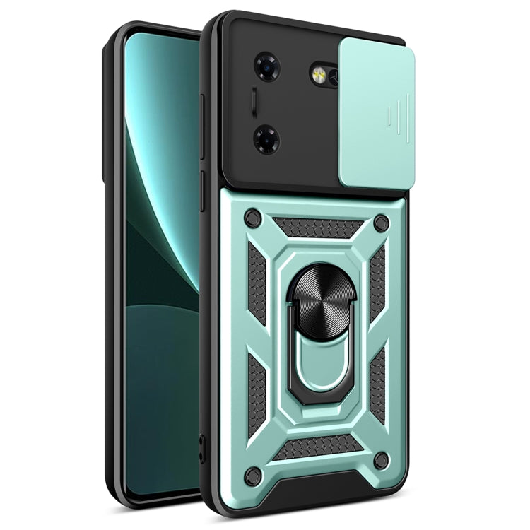 Sliding Camera Cover Design TPU+PC Phone Case, For Tecon Pova 5, For Tecno Spark 10 Pro