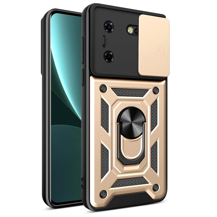 Sliding Camera Cover Design TPU+PC Phone Case, For Tecno Spark 10 Pro, For Tecon Pova 5