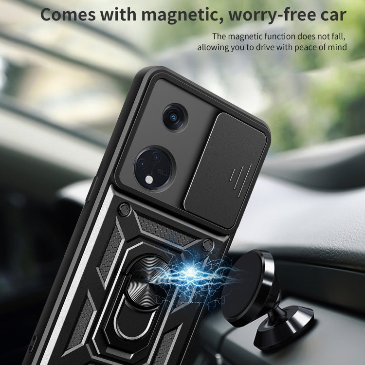 Sliding Camera Cover Design TPU+PC Phone Case, For Tecon Pova 5, For Tecno Spark 10 Pro