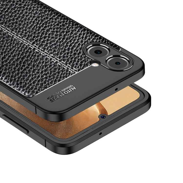 Litchi Texture Shockproof TPU Phone Case