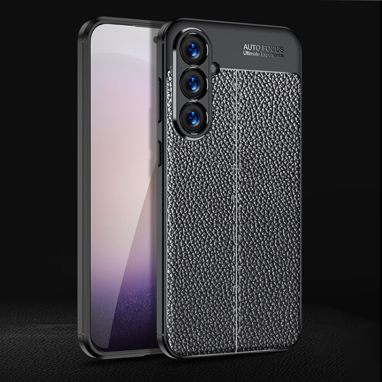 Litchi Texture Shockproof TPU Phone Case, For Samsung Galaxy A05, For Samsung Galaxy A35, For Samsung Galaxy A55, For Samsung Galaxy S24 Ultra 5G, For Samsung Galaxy S24+ 5G, For Samsung Galaxy A05s, For Samsung Galaxy A25 5G, For Samsung Galaxy S24 5G...