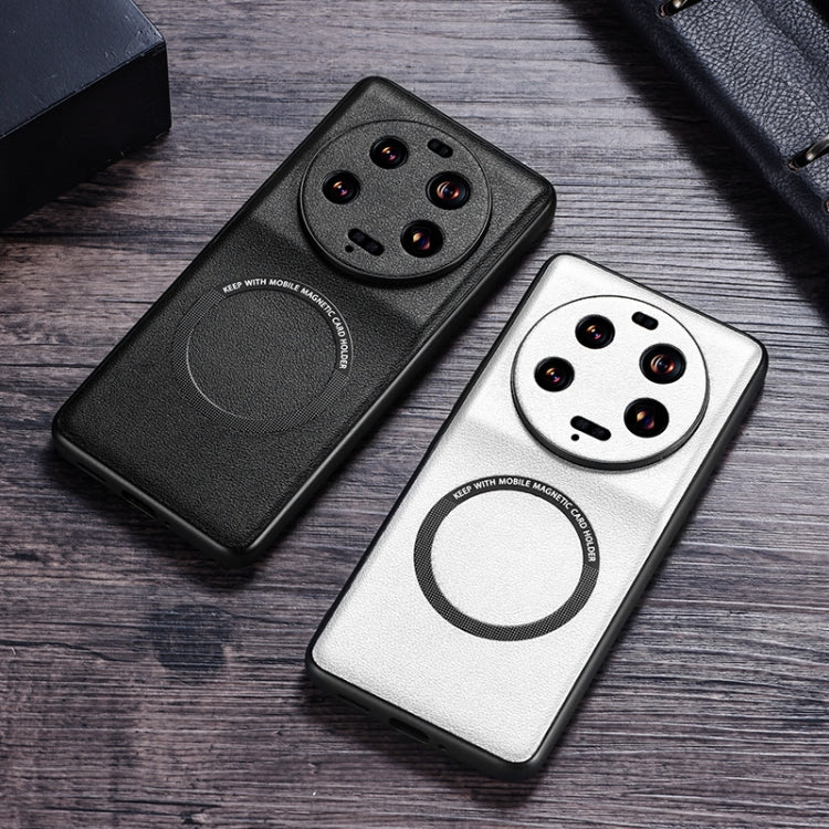 Cloth Texture PU MagSafe Magnetic Phone Case