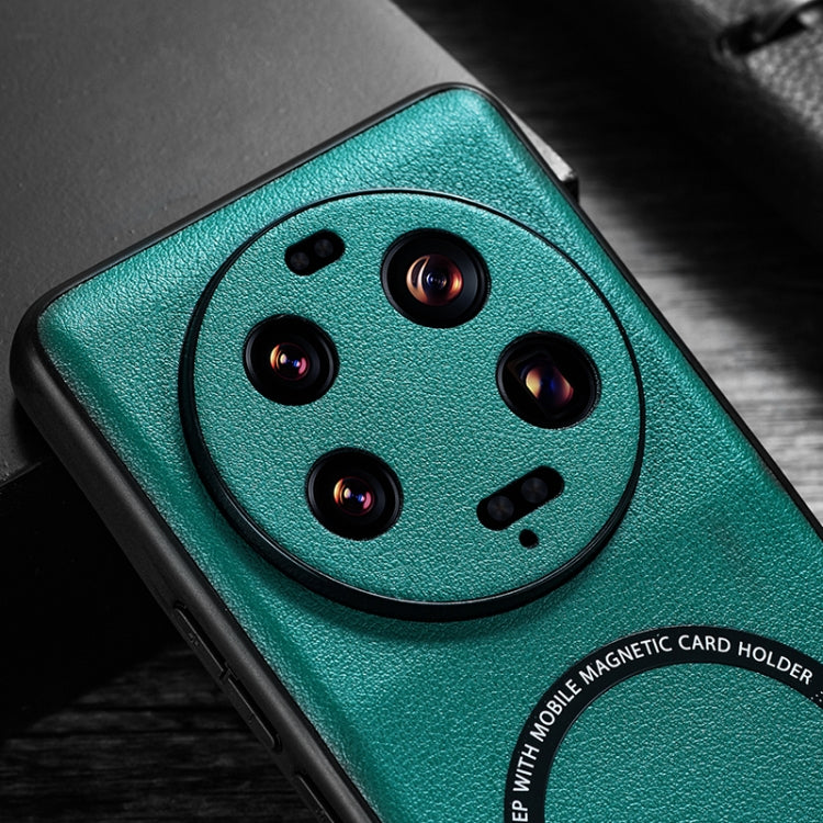 Cloth Texture PU MagSafe Magnetic Phone Case