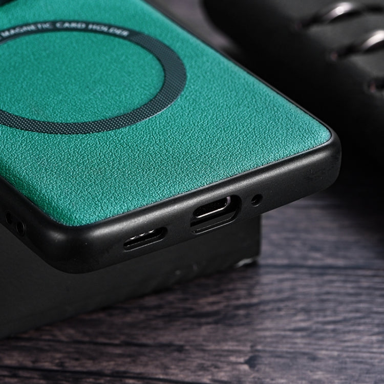 Cloth Texture PU MagSafe Magnetic Phone Case