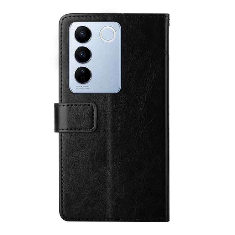 HT01 Y-shaped Pattern Flip Leather Phone Case