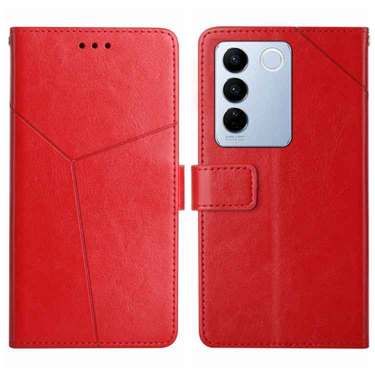 HT01 Y-shaped Pattern Flip Leather Phone Case, For vivo V27E 4G Global, For vivo Y02A 4G / Y02 4G / Y11 2023, For vivo Y55S 5G 2023 / Y55 5G / T1 5G, For vivo Y75 5G Global, For vivo Y56 5G Global, For vivo Y02S Global / Y16 4G Global, For vivo Y77E 5G...