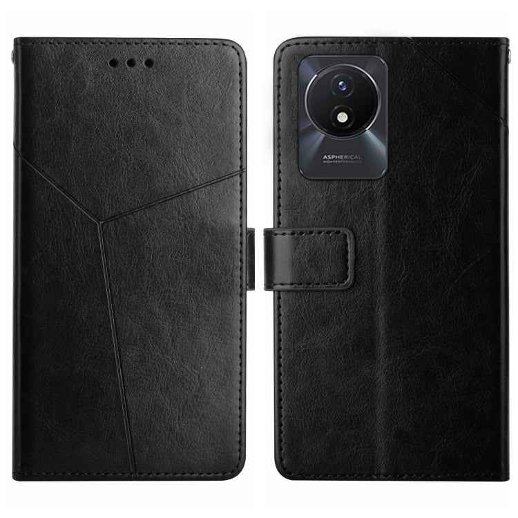 HT01 Y-shaped Pattern Flip Leather Phone Case