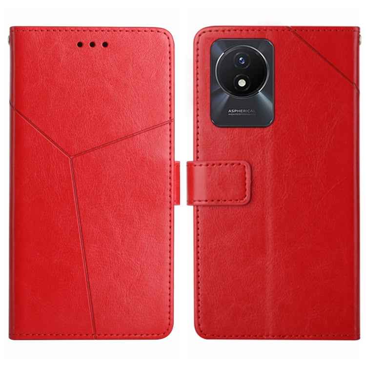 HT01 Y-shaped Pattern Flip Leather Phone Case
