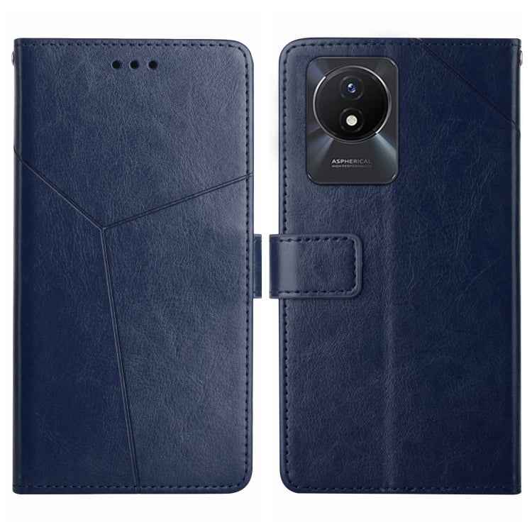 HT01 Y-shaped Pattern Flip Leather Phone Case, For vivo V27E 4G Global, For vivo Y02A 4G / Y02 4G / Y11 2023, For vivo Y55S 5G 2023 / Y55 5G / T1 5G, For vivo Y75 5G Global, For vivo Y56 5G Global, For vivo Y02S Global / Y16 4G Global, For vivo Y77E 5G...