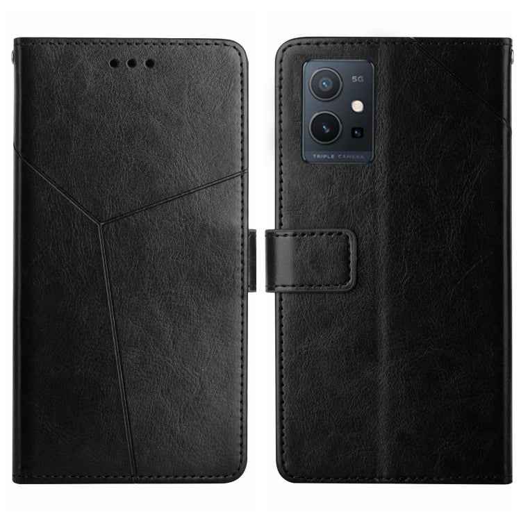 HT01 Y-shaped Pattern Flip Leather Phone Case