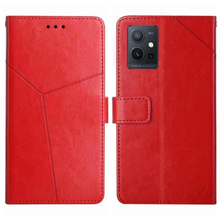 HT01 Y-shaped Pattern Flip Leather Phone Case