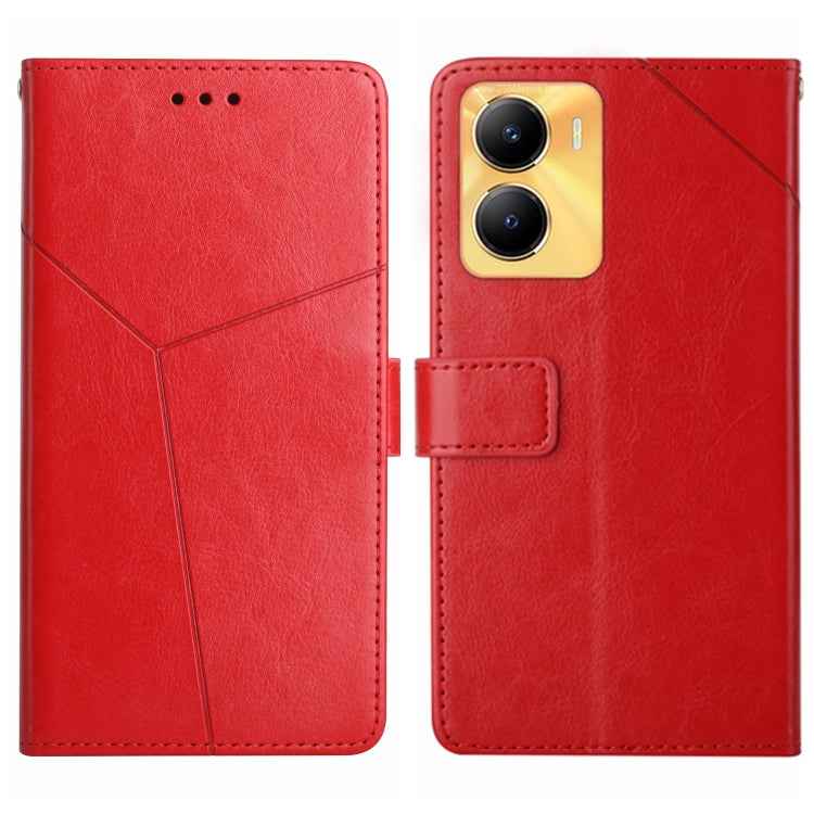 HT01 Y-shaped Pattern Flip Leather Phone Case, For vivo V27E 4G Global, For vivo Y02A 4G / Y02 4G / Y11 2023, For vivo Y55S 5G 2023 / Y55 5G / T1 5G, For vivo Y75 5G Global, For vivo Y56 5G Global, For vivo Y02S Global / Y16 4G Global, For vivo Y77E 5G...