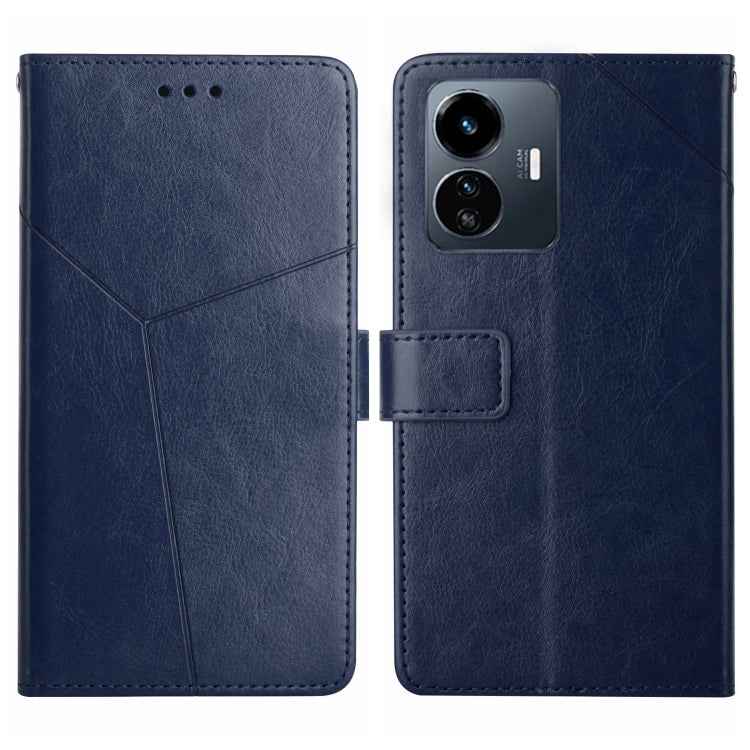 HT01 Y-shaped Pattern Flip Leather Phone Case, For vivo V27E 4G Global, For vivo Y02A 4G / Y02 4G / Y11 2023, For vivo Y55S 5G 2023 / Y55 5G / T1 5G, For vivo Y75 5G Global, For vivo Y56 5G Global, For vivo Y02S Global / Y16 4G Global, For vivo Y77E 5G...