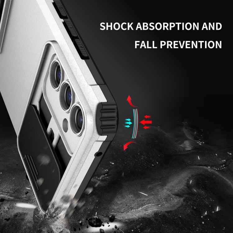 Stereoscopic Holder Sliding Camshield Phone Case, For Samsung Galaxy A34 5G, For Samsung Galaxy A54 5G, For Samsung Galaxy A14 5G, For Samsung Galaxy S20 FE, For Samsung Galaxy A23 4G, For Samsung Galaxy S22+ 5G