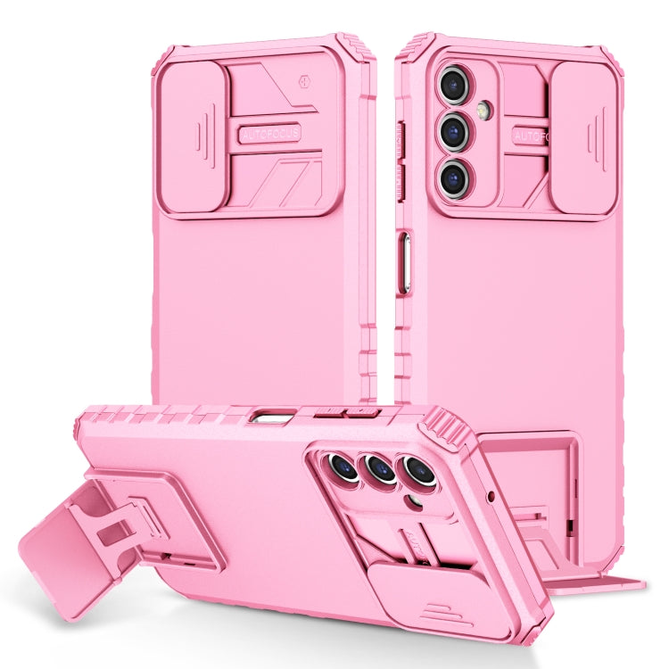 Stereoscopic Holder Sliding Camshield Phone Case, For Samsung Galaxy A34 5G, For Samsung Galaxy A54 5G, For Samsung Galaxy A14 5G, For Samsung Galaxy S20 FE, For Samsung Galaxy A23 4G, For Samsung Galaxy S22+ 5G