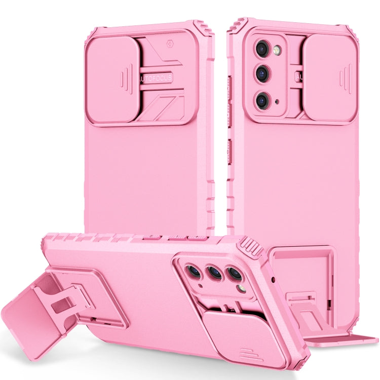 Stereoscopic Holder Sliding Camshield Phone Case, For Samsung Galaxy A34 5G, For Samsung Galaxy A54 5G, For Samsung Galaxy A14 5G, For Samsung Galaxy S20 FE, For Samsung Galaxy A23 4G, For Samsung Galaxy S22+ 5G